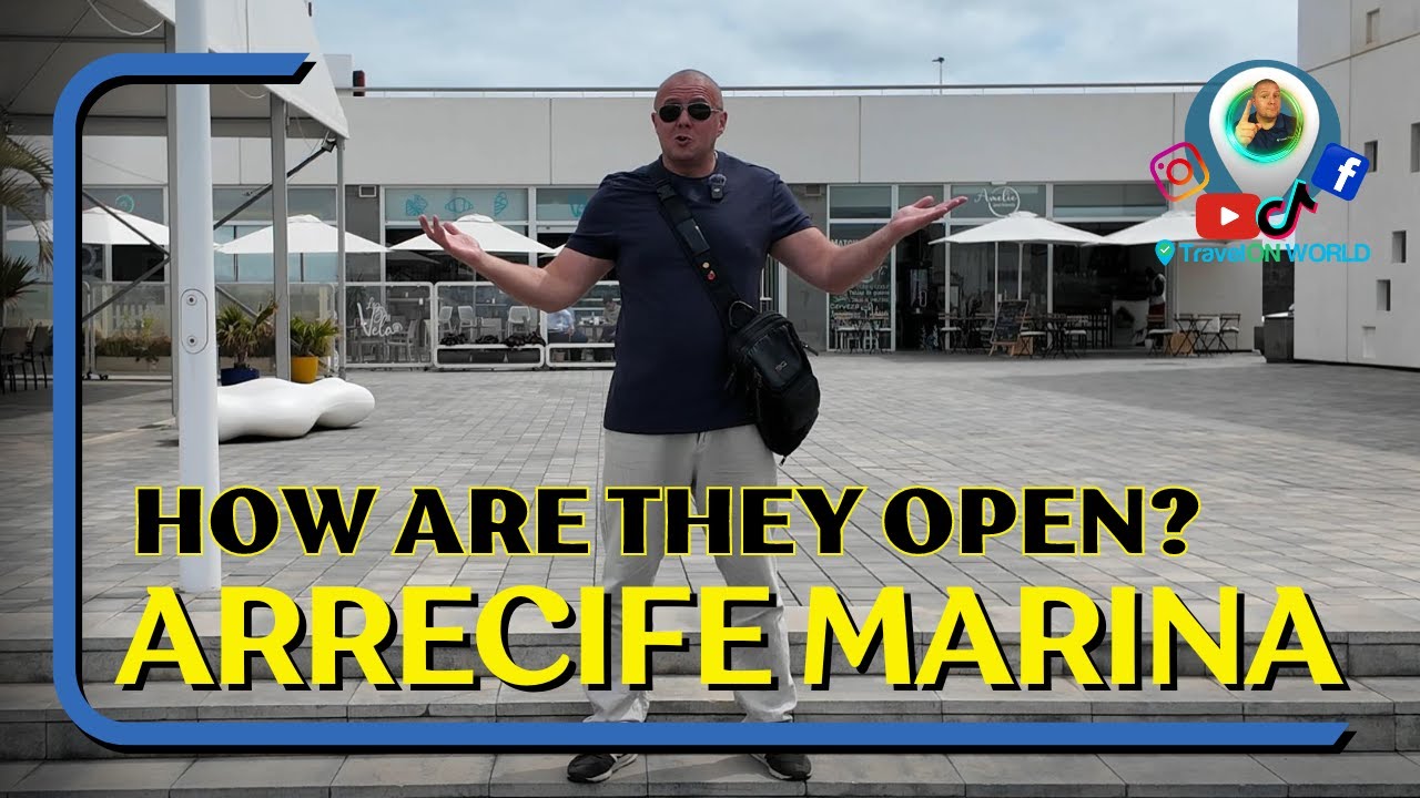 Lanzarote how are they doing this? | Such a shame not more people at the Arrecife Marina