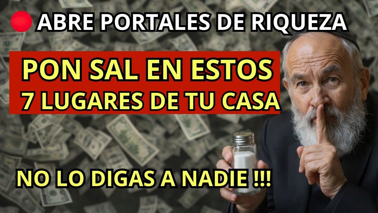 Rabino Millonario : La SAL En Estos 7 Lugares De Tu Casa Abren Las Puertas De La Riqueza En El 2026