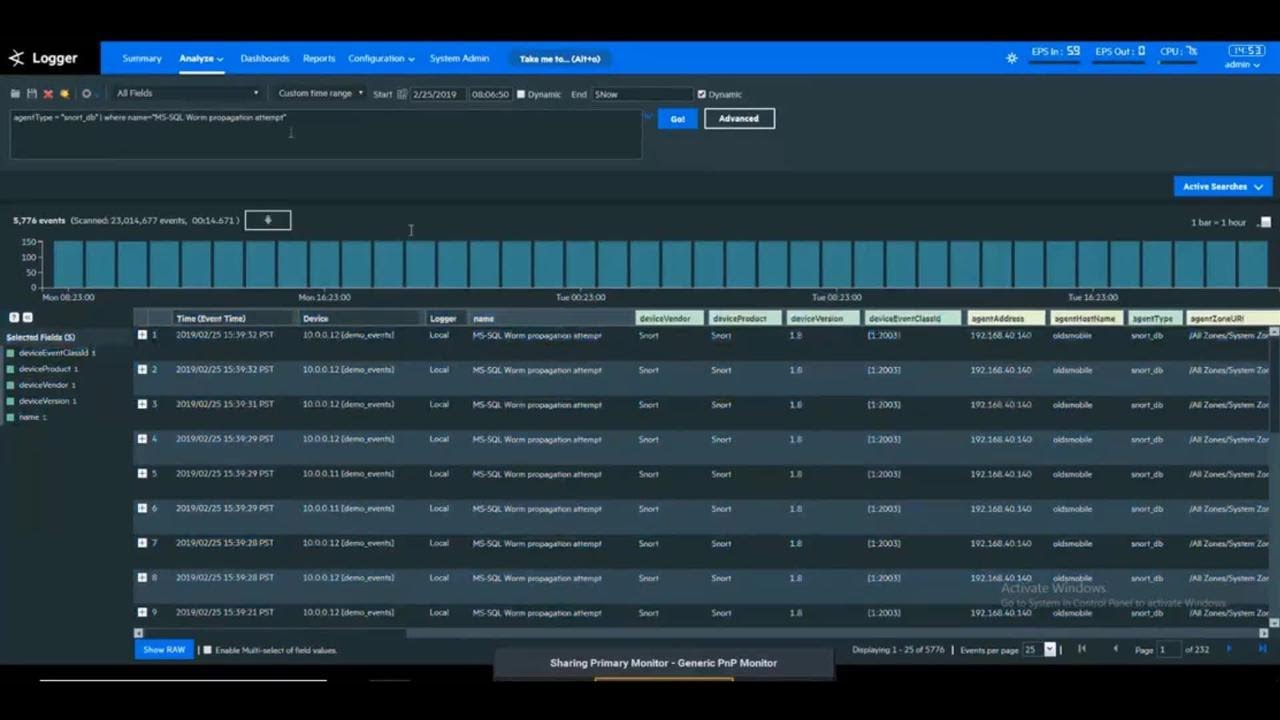 ArcSight Logger: Creating a Filter and Dashboard