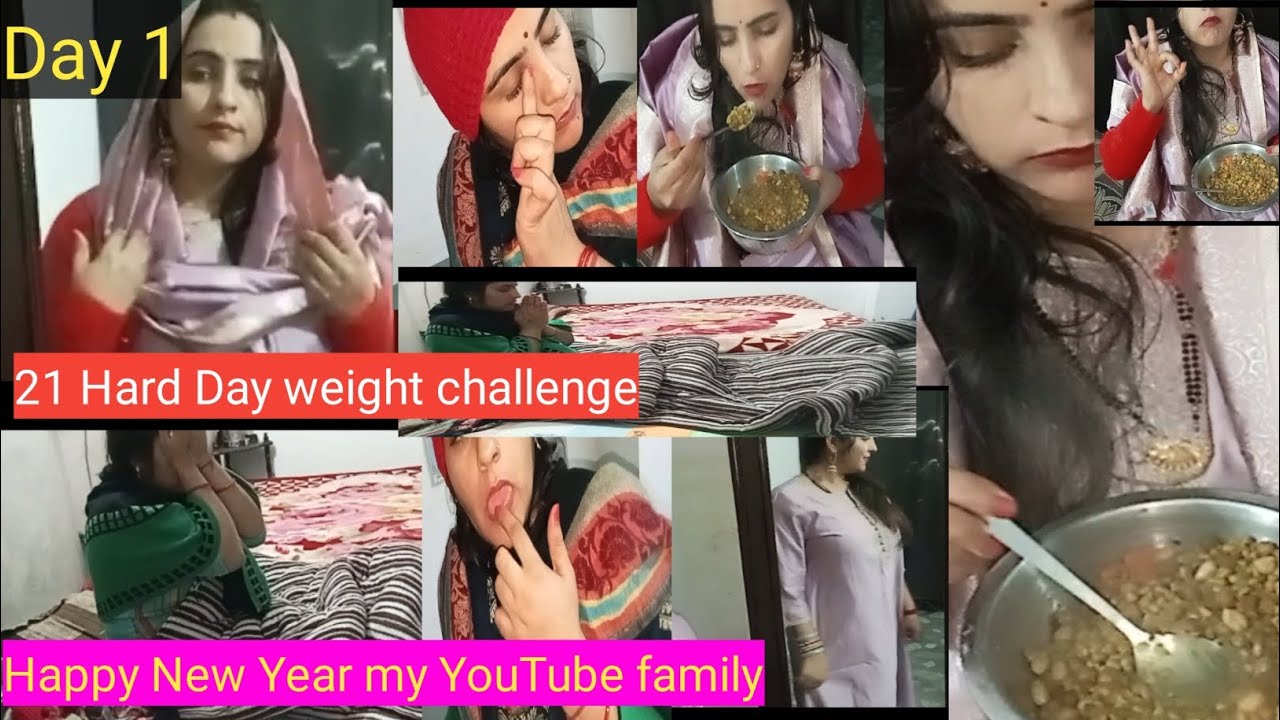 21 hard weight loss challenge ka Day 1