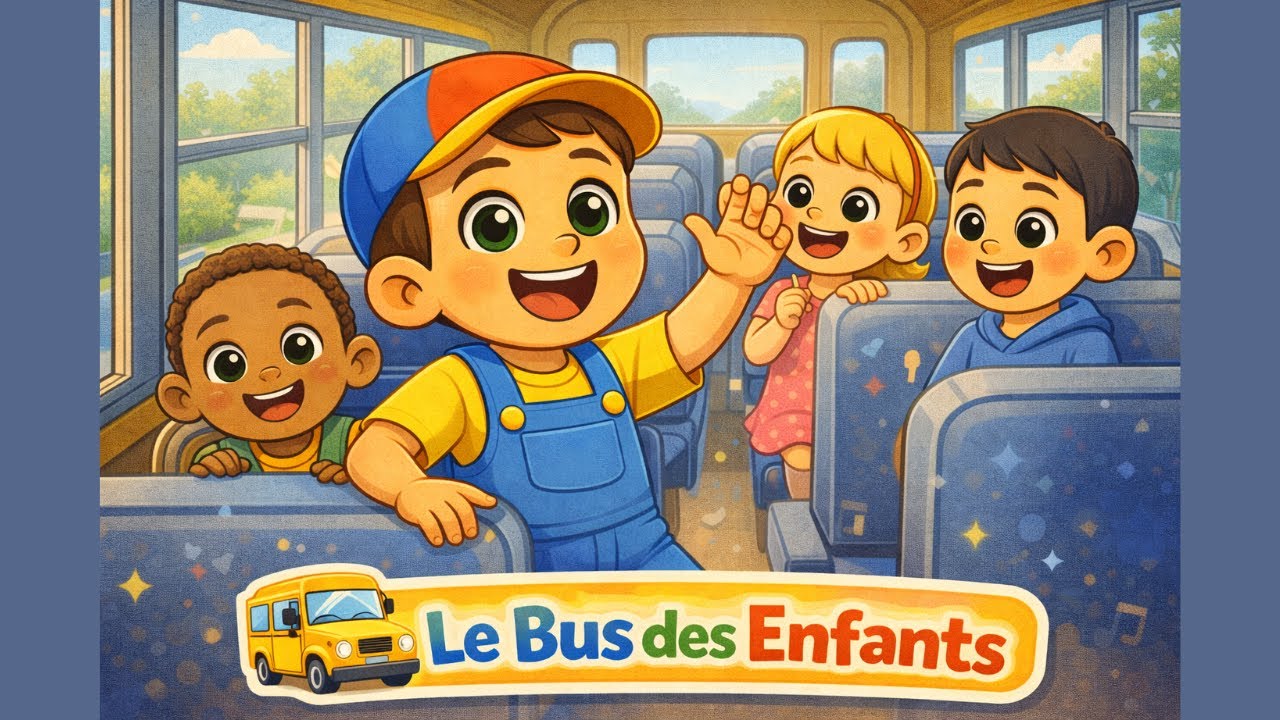 🚌Le bus des enfants🚌- comptine pour enfants