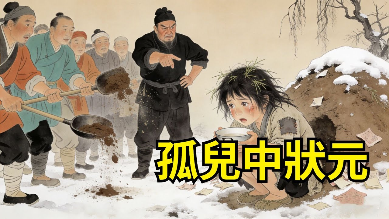八歲神童孤兒被村長誣陷偷牛，全村潑糞羞辱，寒冬睡墳地撿破碗維生，十八歲中狀元點名清算舊賬！【心事郵局】#民間故事#傳統故事#故事頻道#聽書#睡前故事#情感