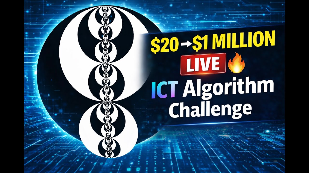 Can $20 Turn Into $1 Million? 🔥 ICT Algorithm LIVE