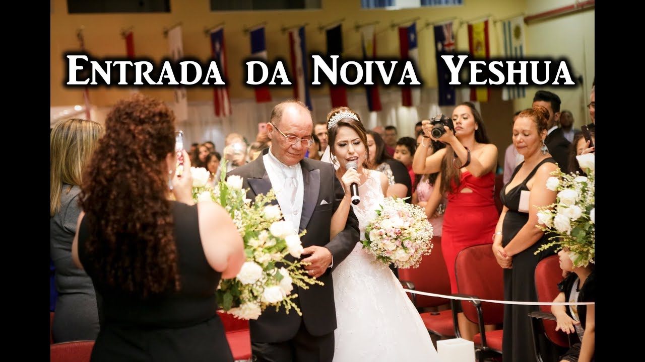 Noiva entra cantando Yeshua
