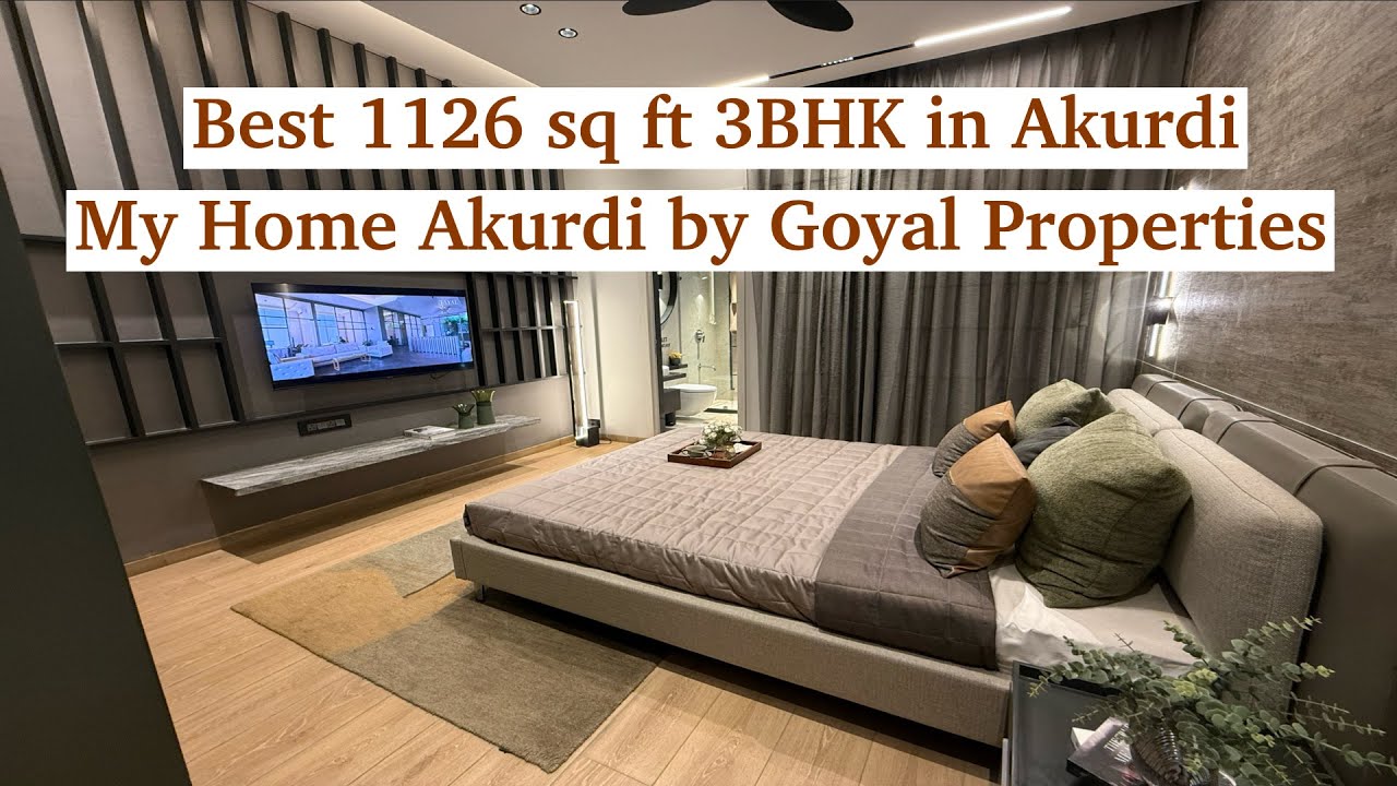 Best 1126 sq ft 3BHK in Akurdi | My Home Akurdi by Goyal Properties | Near Jai Ganesh Vision
