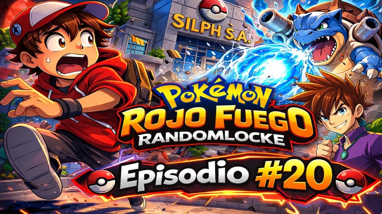 ¡BATALLA CONTRA EL RIVAL EN SILPH S.A! 😈 Pokémon Rojo Fuego Randomlocke #20 | Feituno