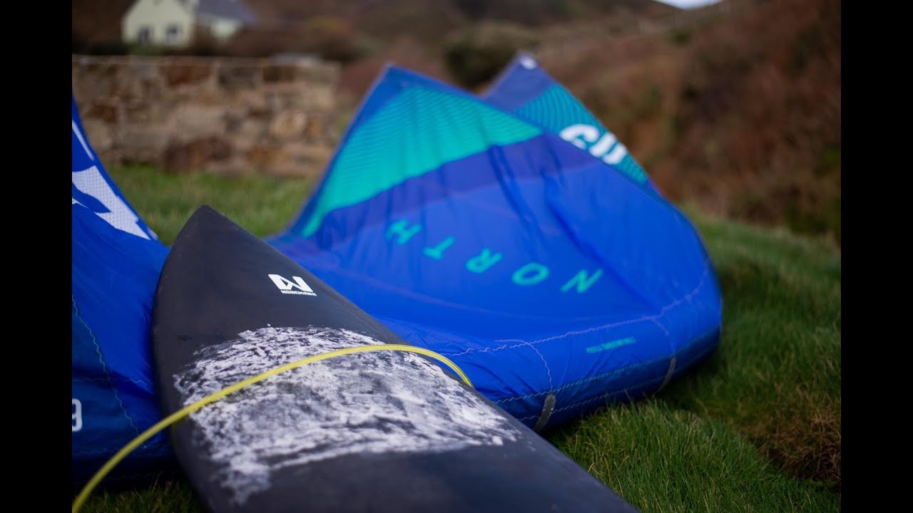 West riding, strapless kitesurfing in normandy