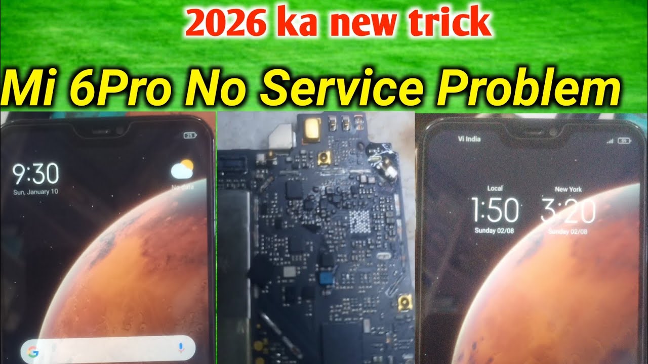 Mi 6 pro No Service