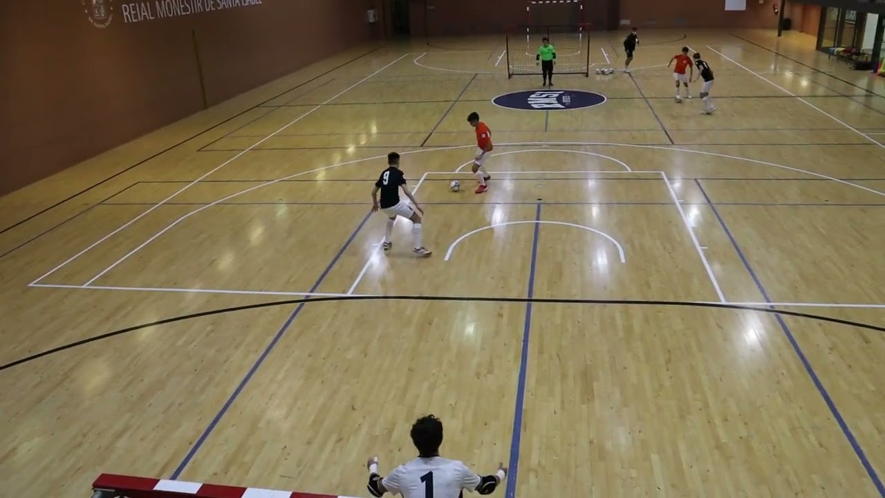 Exercise 1v1 on each side + support | Ejercicio 1x1 en cada lado con apoyo