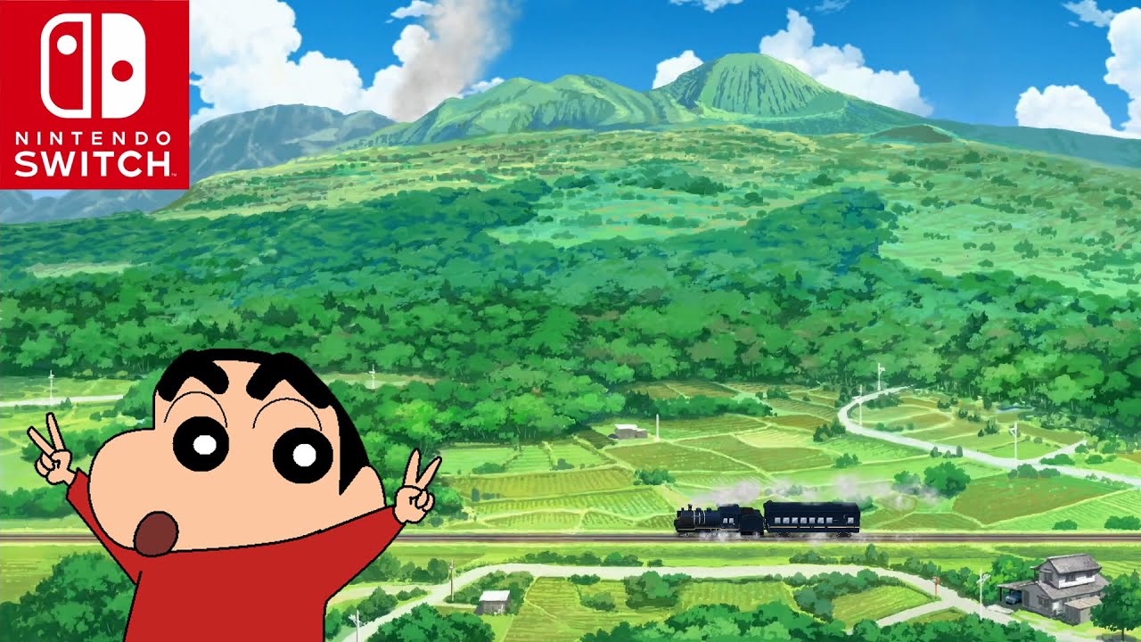 THEME SONG Crayon Shin-Chan SUMMER VACATION Gameplay & Soundtrack Nintendo Switch クレヨンしんちゃん 짱구는 못말려
