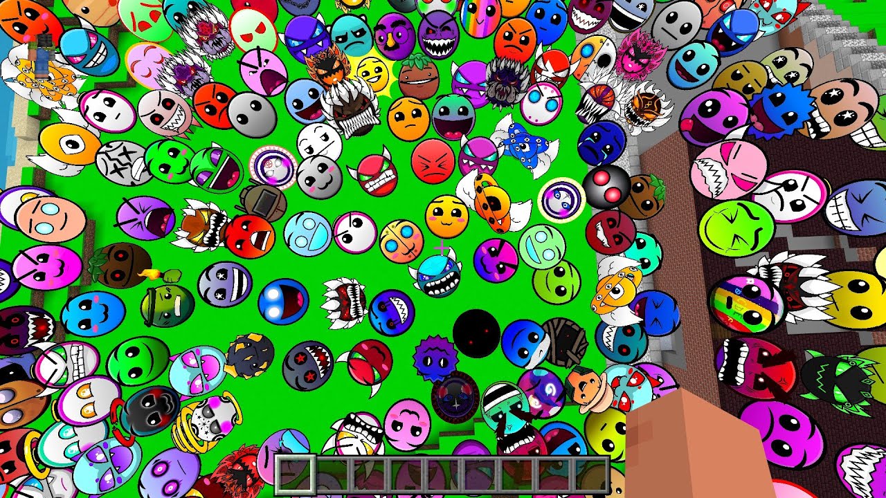 Geometry Dash Lobotomy Dash Nextbots Family Chase me in Minecraft PE