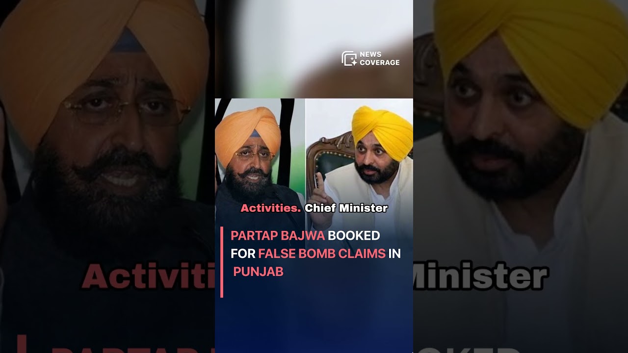 Partap Bajwa Booked for False Bomb Claims in Punjab #politics