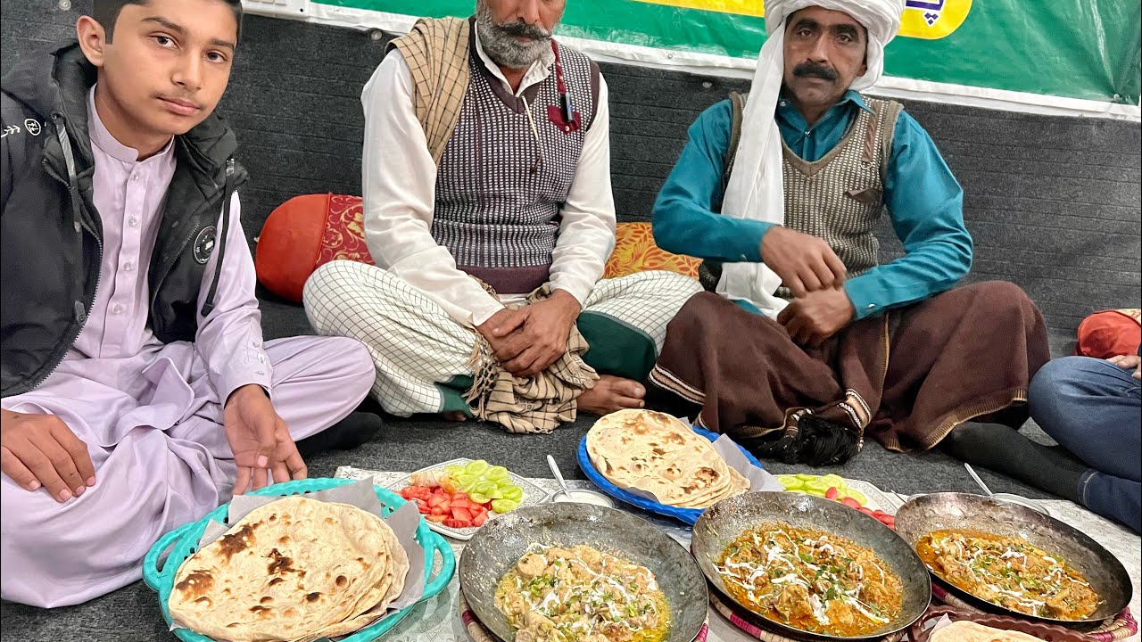 Desi chicken karahi Sangat dhaba Hotel DGKhan