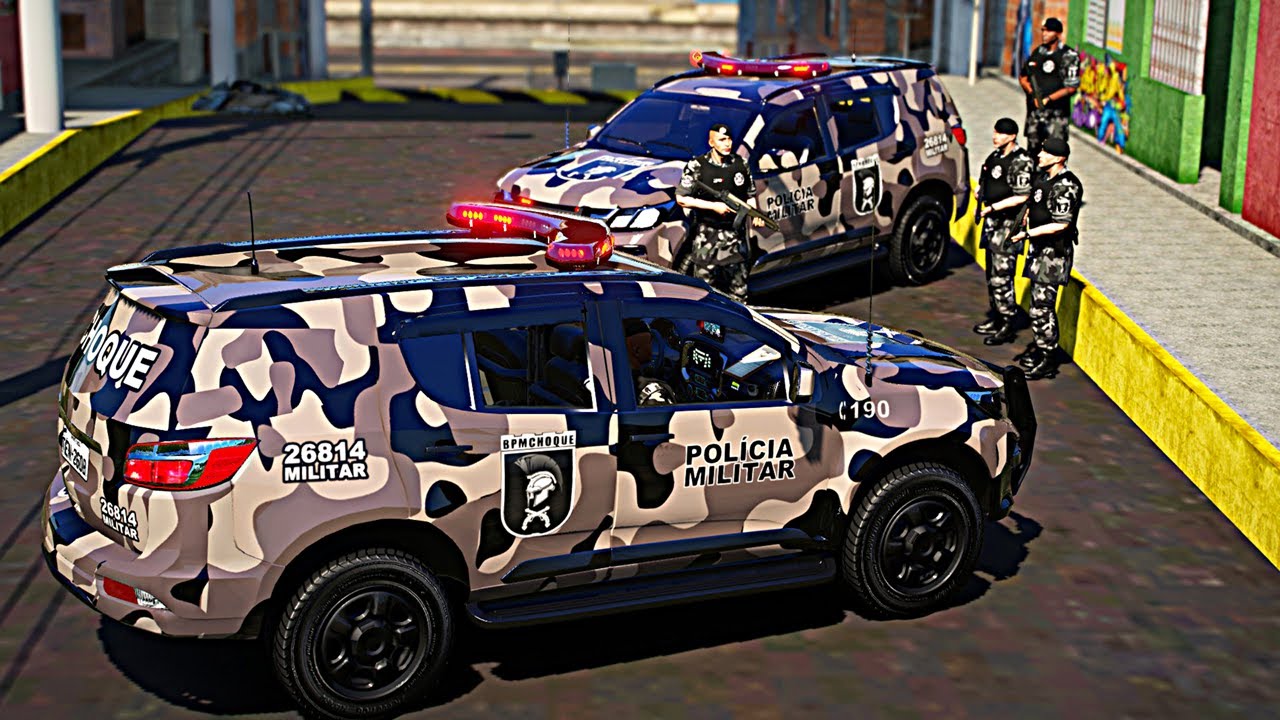 OPERAÇÃO DO BATALHÃO DE CHOQUE + FLAGRANTE | GTA 5 POLICIAL