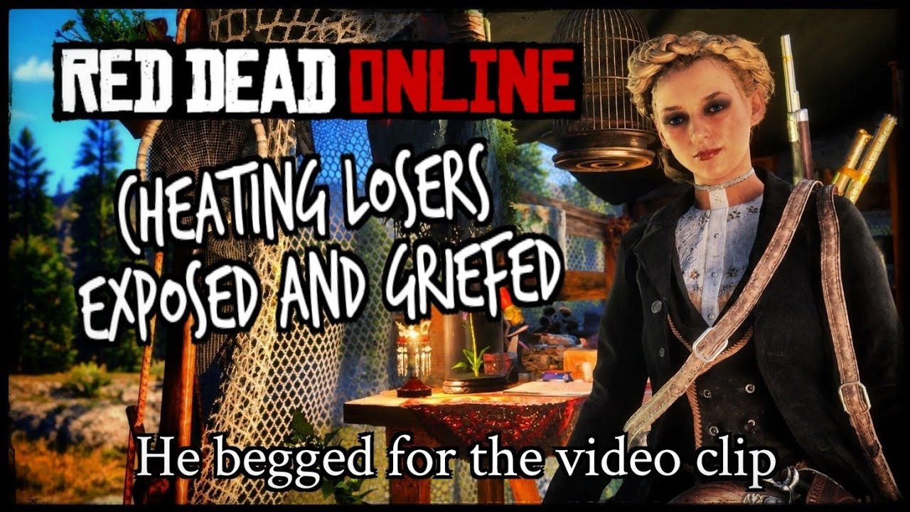 Red Dead Online Cheating Losers Exposed and Griefed with Gertie and Friends 