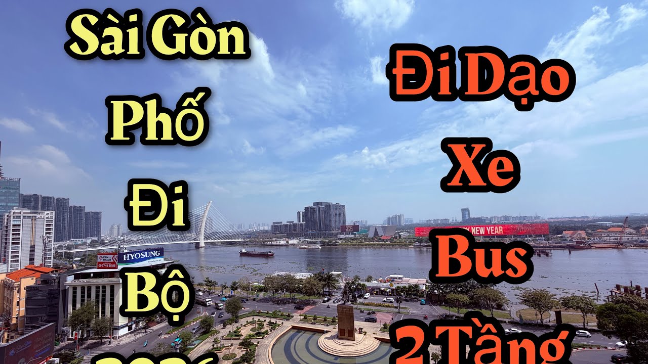 Tham Quan Phố Đi Bộ Nguyễn Huệ Hồ Chí Minh Đi xe Bus 2 Tầng có Gì Hay ? Buffet Tại Khách Sạn Hilton 