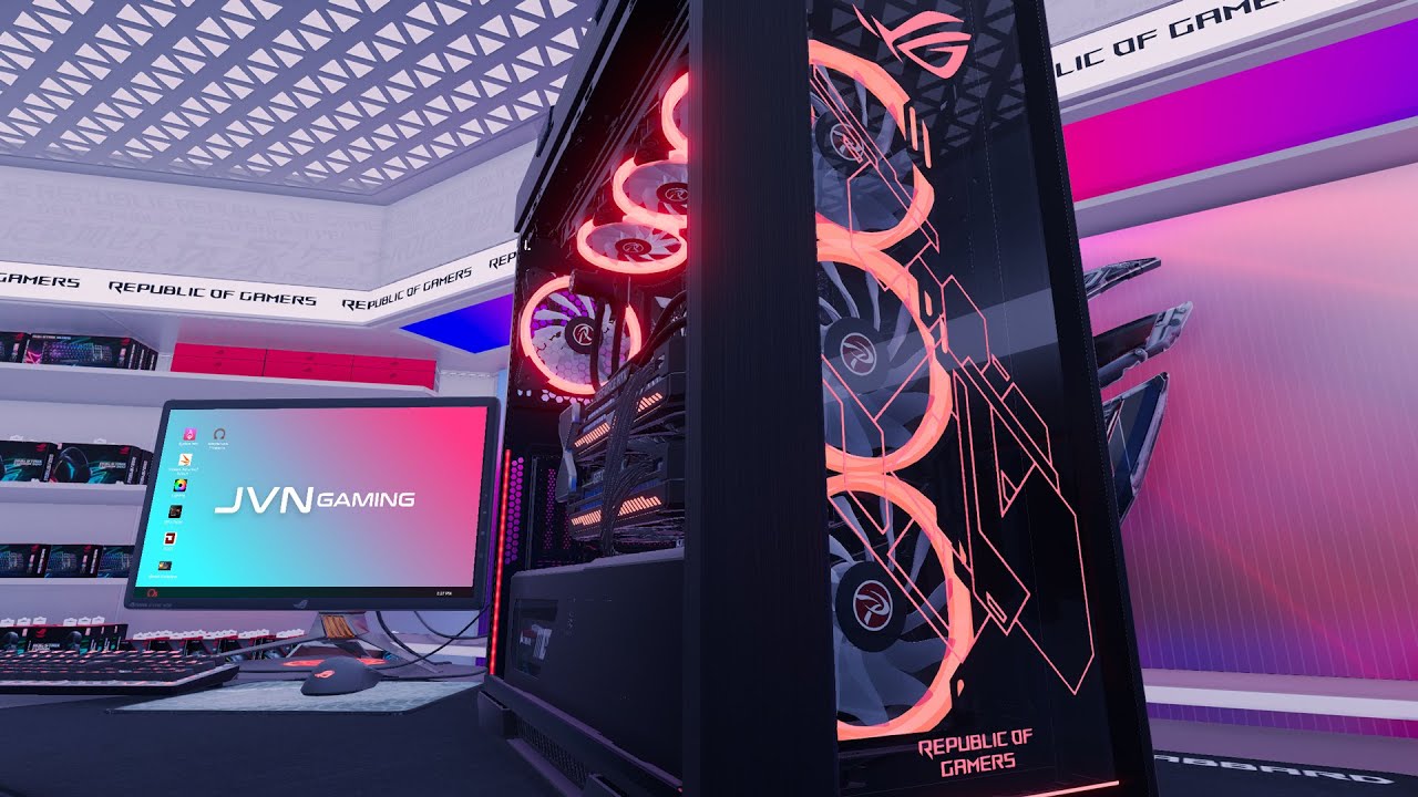 Building The All ASUS ROG PC 2.0 - PC Building Simulator