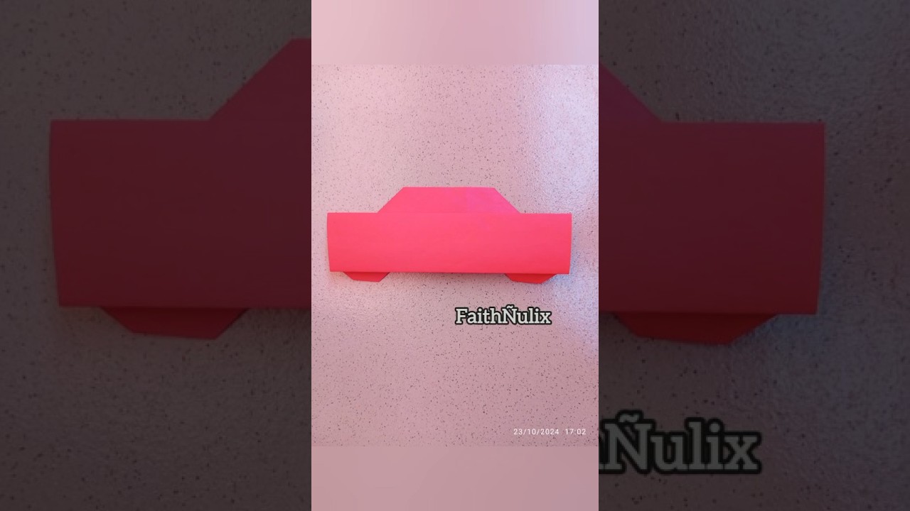 How to Make an Origami Paper Toy Car for Kids