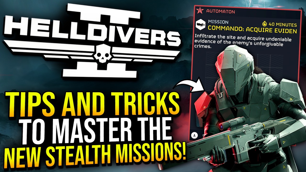 Новые советы и хитрости для скрытных миссий коммандос в Helldivers 2!