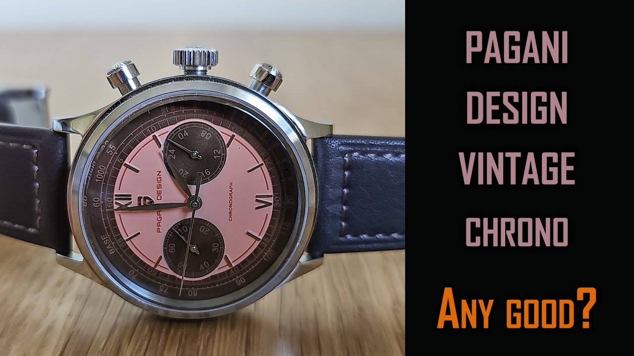 Pagani Design vintage chronograph PD-1739 watch review #paganidesign #gedmislaguna  #watchreview
