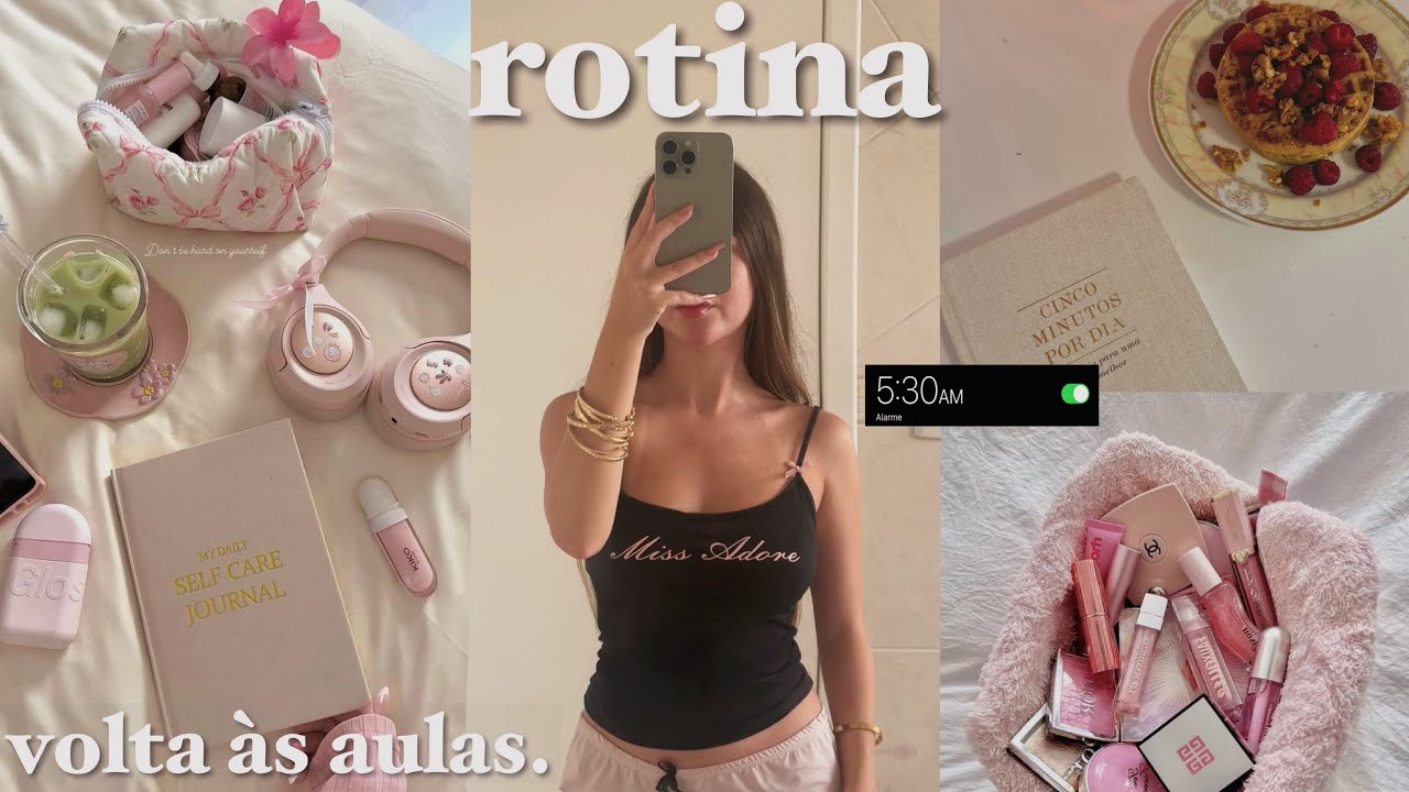 Rotina de volta &agrave;s aulas: acordando &agrave;s 5 da manh&atilde; 🌟