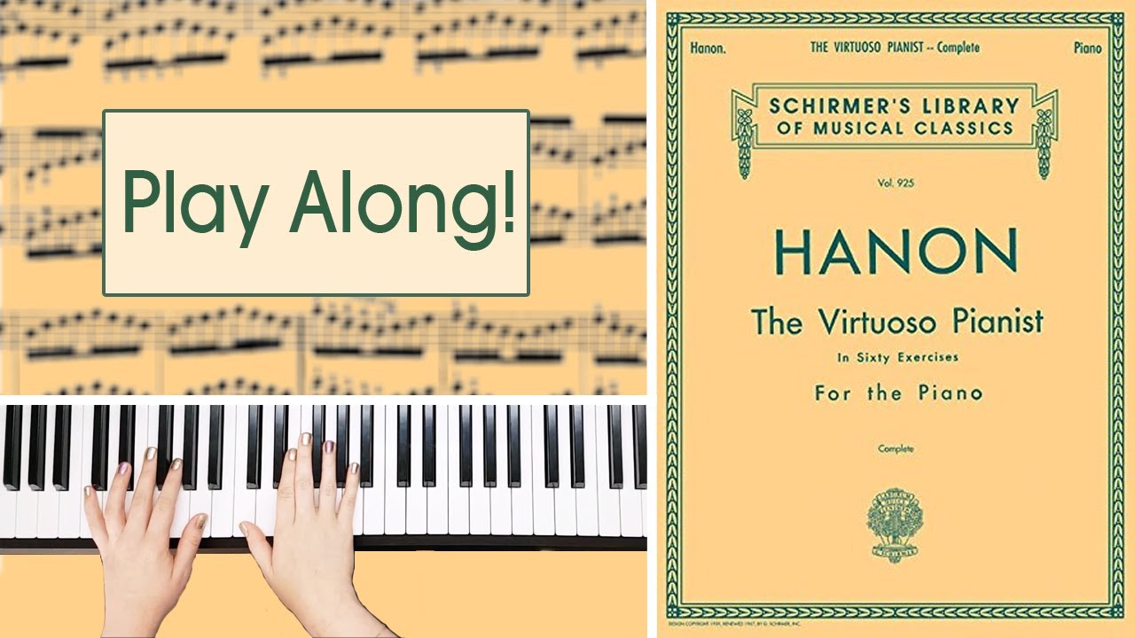 Hanon Exercises (1-10) - Practice With Me!