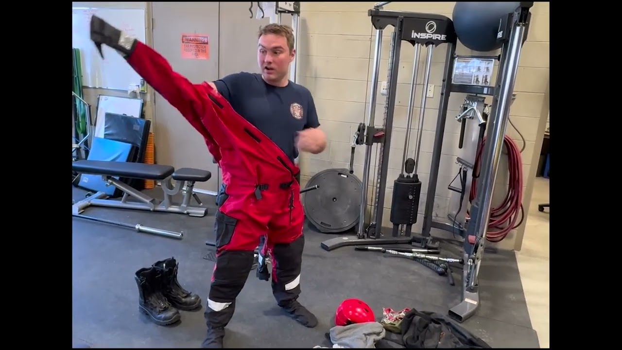 Donning the Drysuit