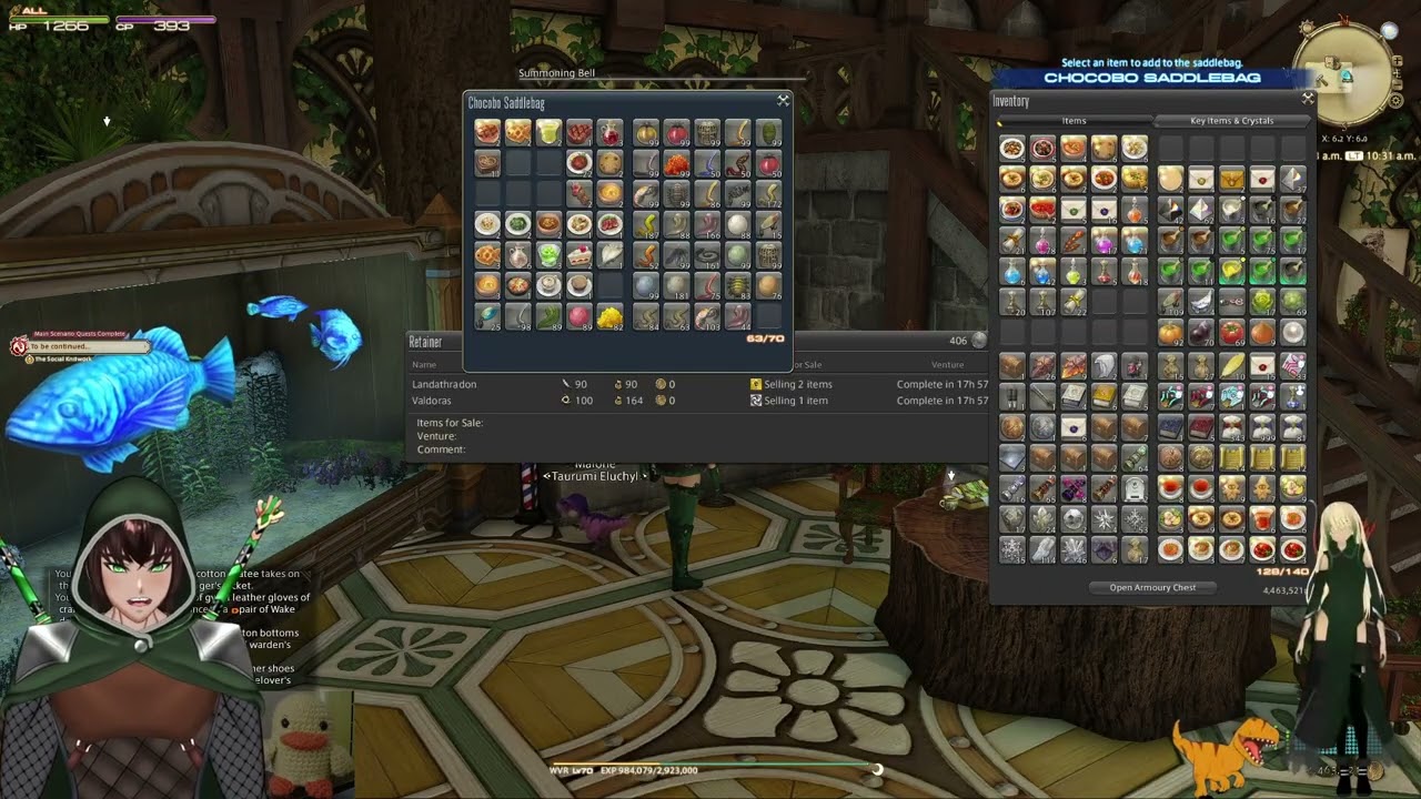 Elurin goes crafting in Final Fantasy XIV yet again! How far can he get this time? WuWa afterwards!