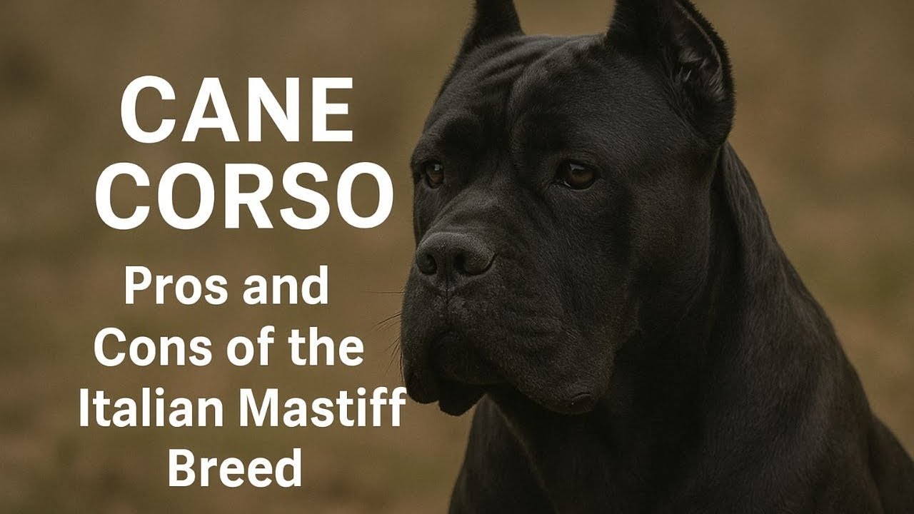 CANE CORSO: Pros and Cons of the Italian Mastiff Breed