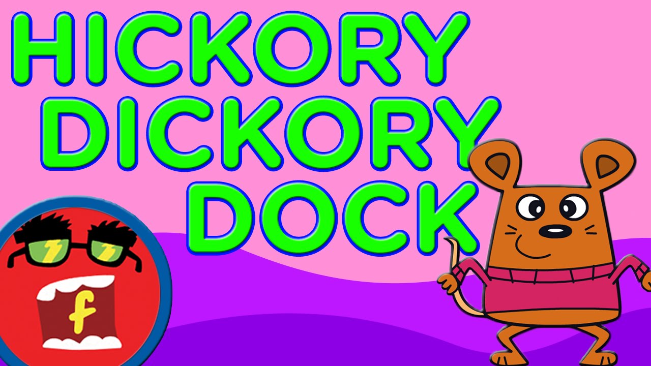 Hickory Dickory Dock | Fredbot Kids Songs (Lucy the Dinosaur)