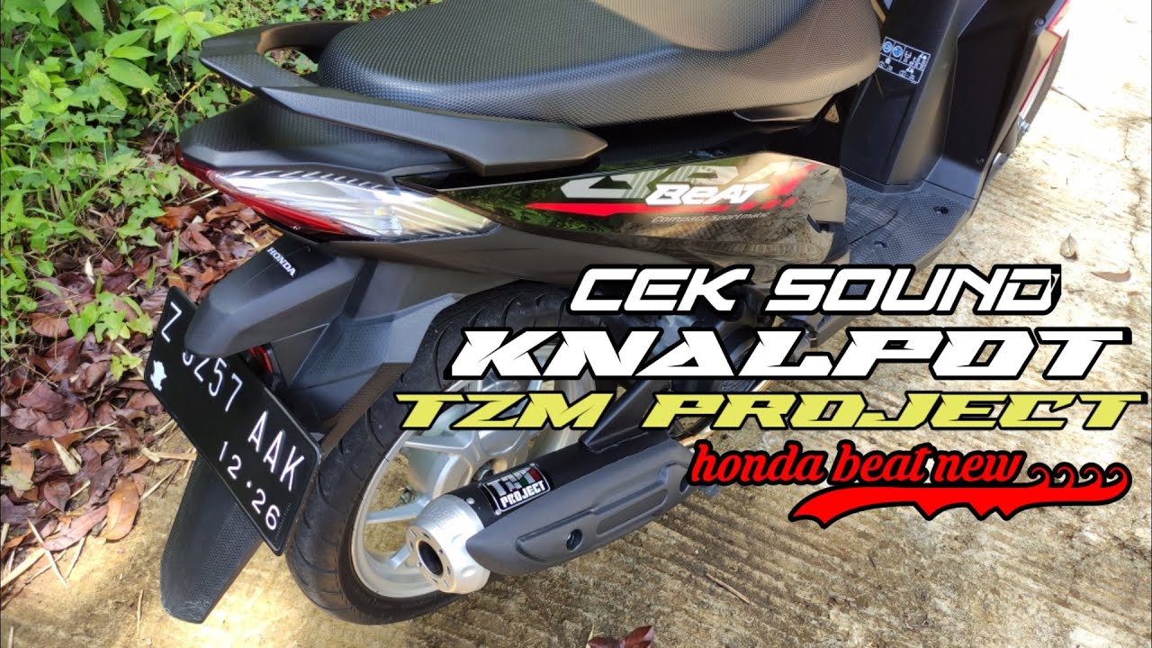 TEST SUARA KNALPOT VIRAL TZM PROJECT HONDA BEAT NEW 2020 UP 2022