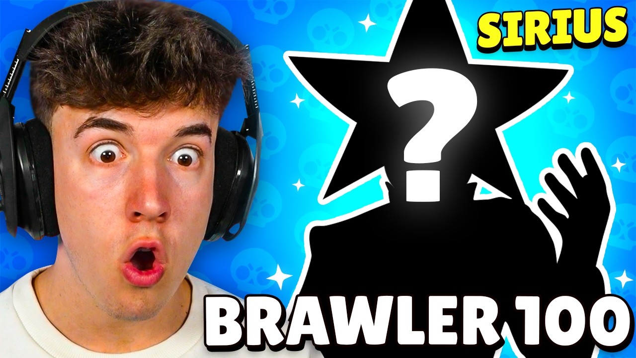 ESTE es *SIRIUS* EL NUEVO BRAWLER 100 en BRAWL STARS