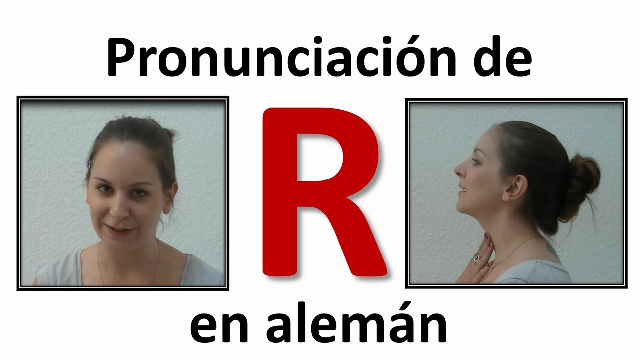 Pronunciación de R en alemán/Aussprache von r (spanische Untertitel)