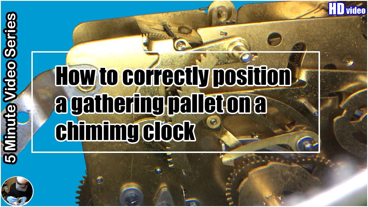 Как правильно установить поддон для сбора на курантах #EnglishMantleClockRepairs