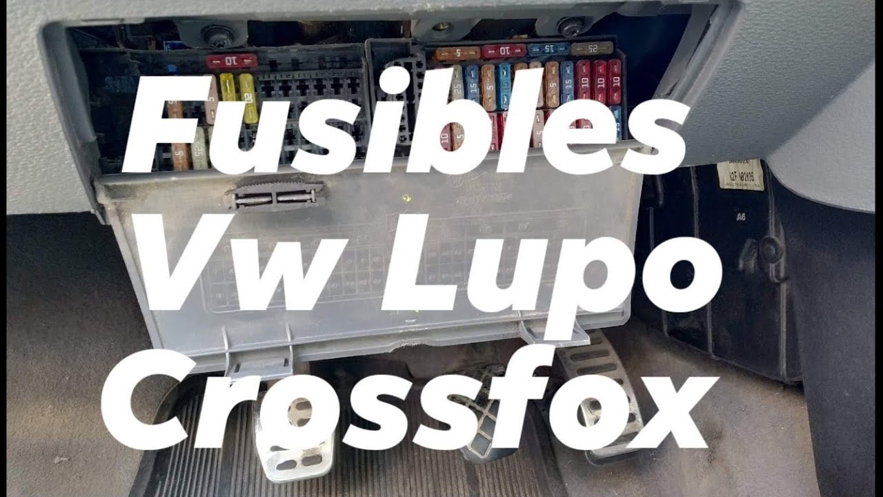 Fusibles del vw Lupo, crossfox, Saveiro, fox| proyecto Vw Lupo