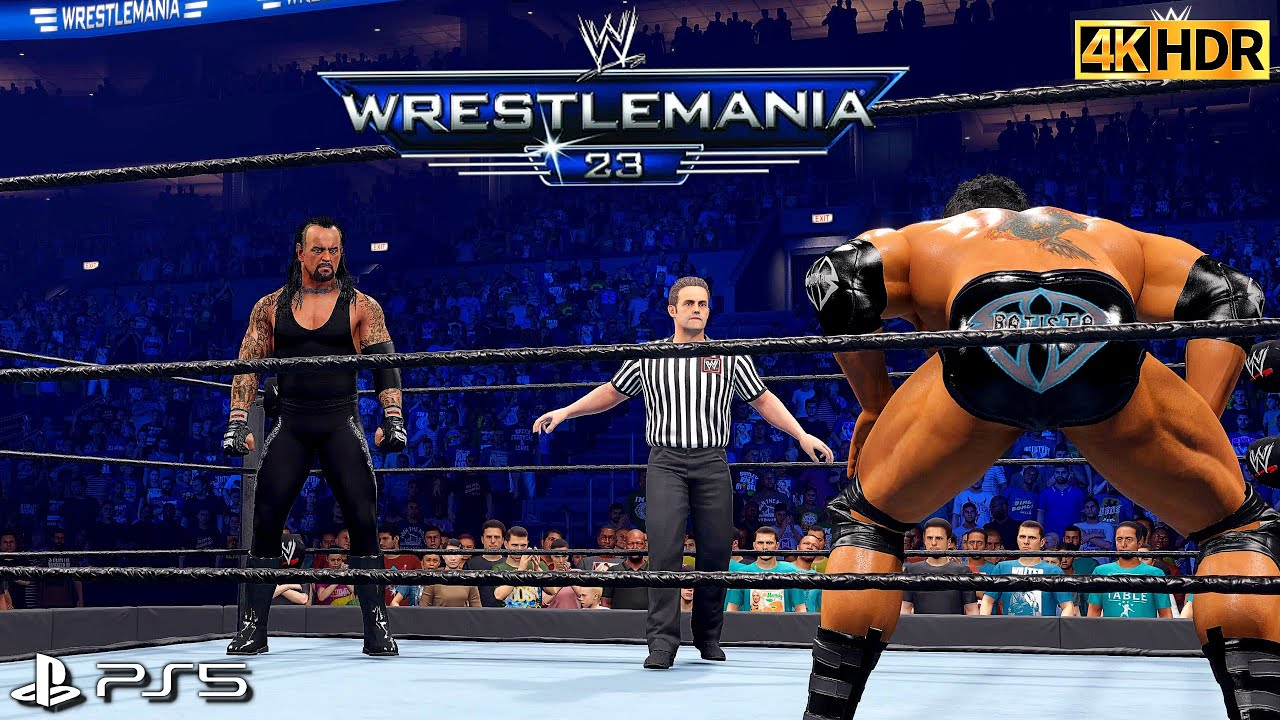 WWE 2K22 UNDERTAKER VS BATISTA WRESTLEMANIA 23