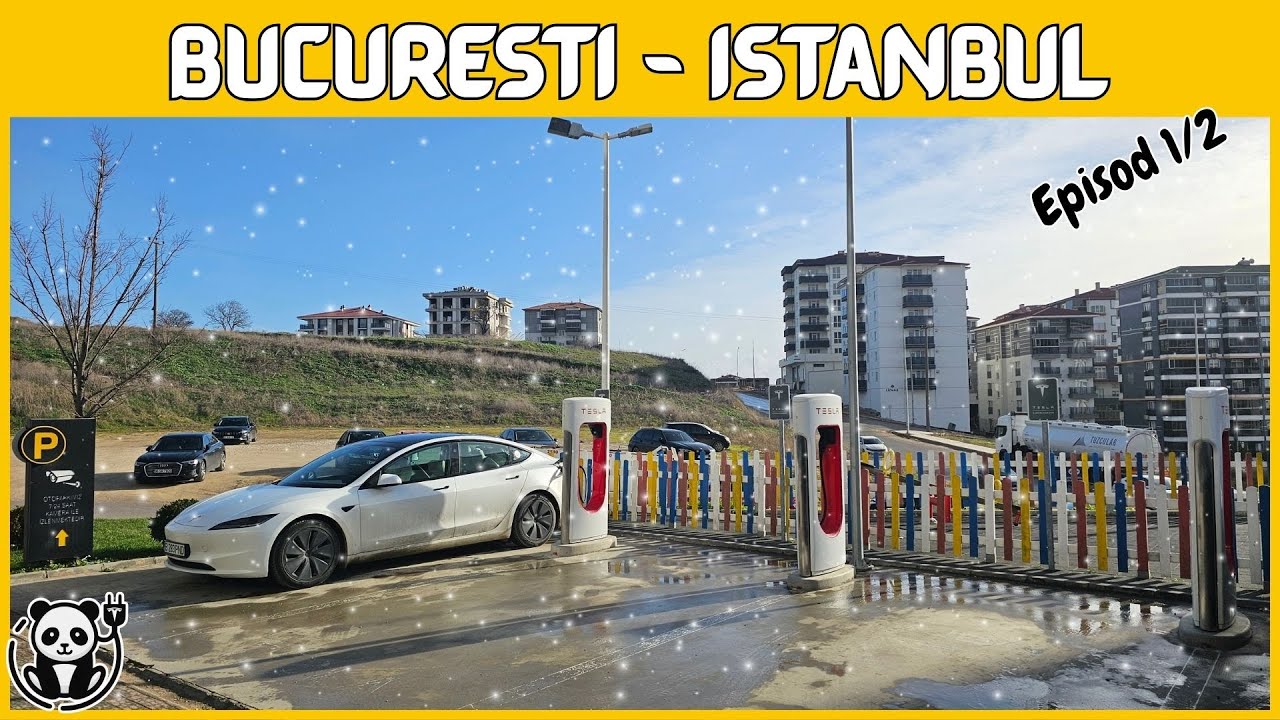 Din Romania in Turcia pe temperaturi negative cu Tesla Model 3 LFP ⚡ Episod 1/2 ❄️