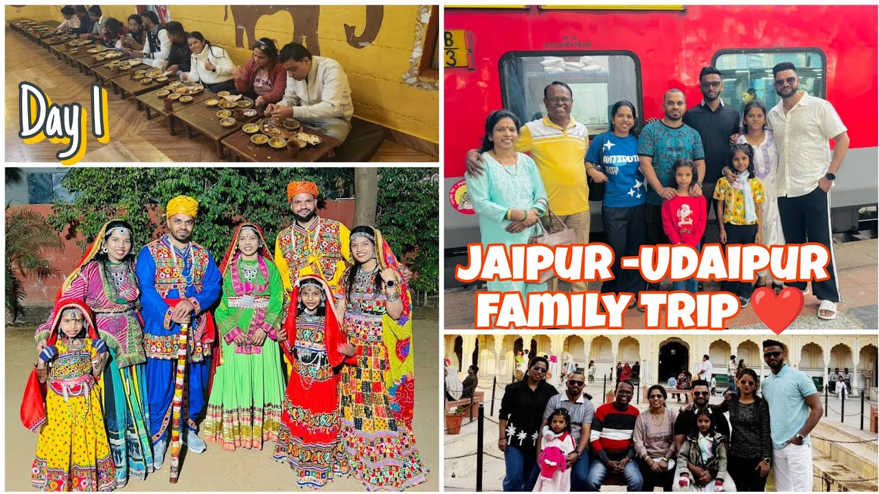 Jaipur Udaipur Family Trip ....Day 1 mumbai central to Jaipur and then exploring Jaipur ❤️