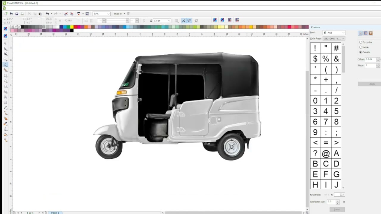3wheel design sticker