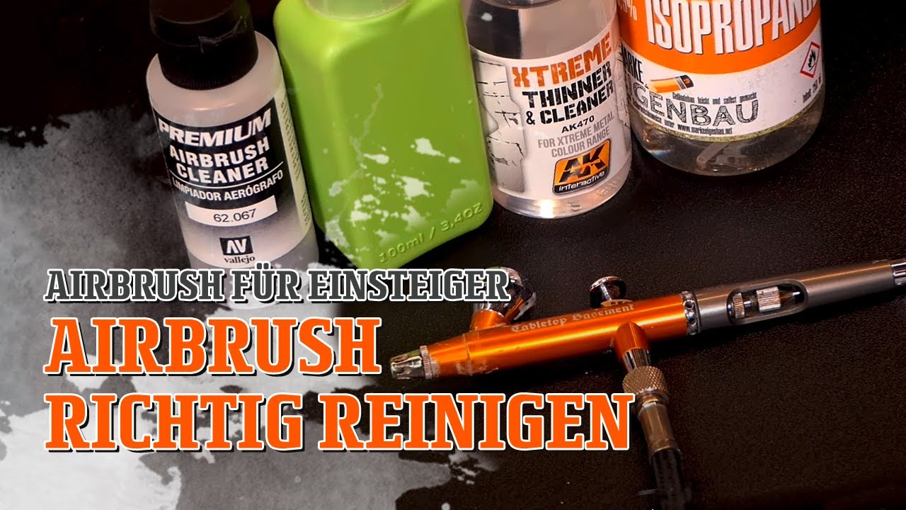 Airbrush RICHTIG REINIGEN  | Airbrush für Einsteiger | Folge 14