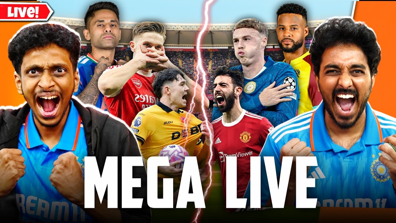 🚨 DO OR DIE FOR INDIA 🇮🇳 | IND VS WI T20 WC | ARSENAL VS CHELSEA | MAN U VS CRY PAL | LIVE 16