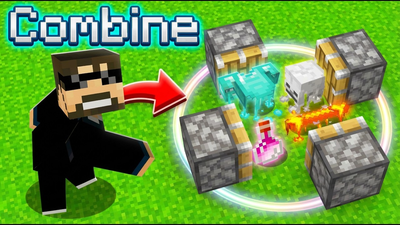 COMBINE Items INFINITELY in Minecraft