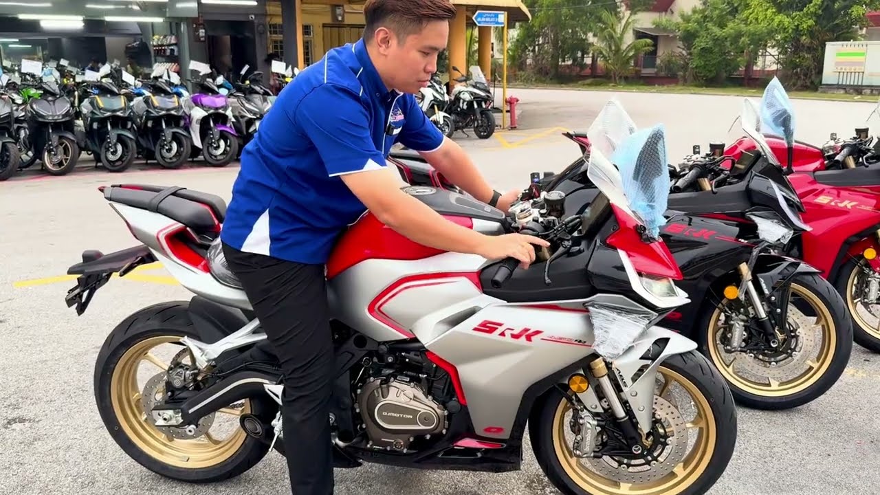 5 Years Warranty QJMOTOR SRK450RR SRK 450RR 4 Cylinder Harga RM 25,888 Bulanan Hanya 4XX Sahaja