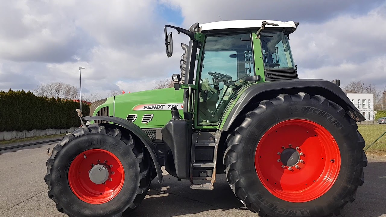 Traktor Fendt 718 Vario TMS, 2008, 8400h, FH, DL, 4dw, gVA, Klima, Wegberg, Germany