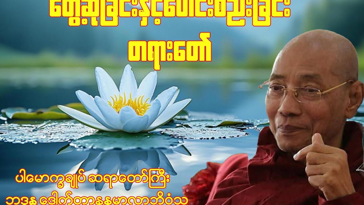 တွေ့ဆုံခြင်း နှင့် ပေါင်းစည်းခြင်း တရားတော် (ပါချုပ်ဆရာတော်)