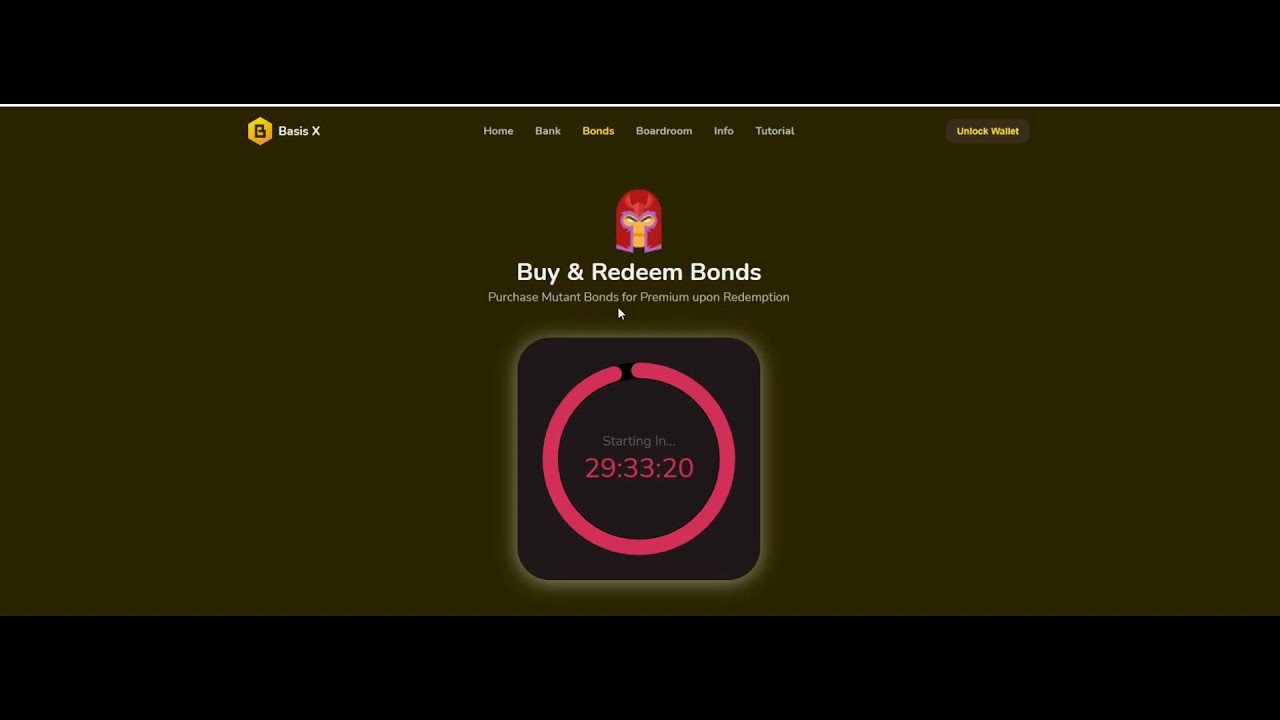 BasisX - ​Algorithmic Stablecoin Tokens