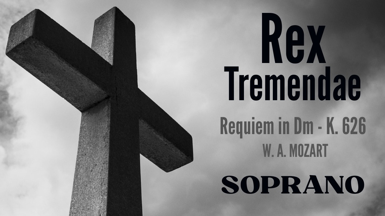 Mozart: Requiem – Rex Tremendae – Vocal Study Track | Soprano | ChoirLab