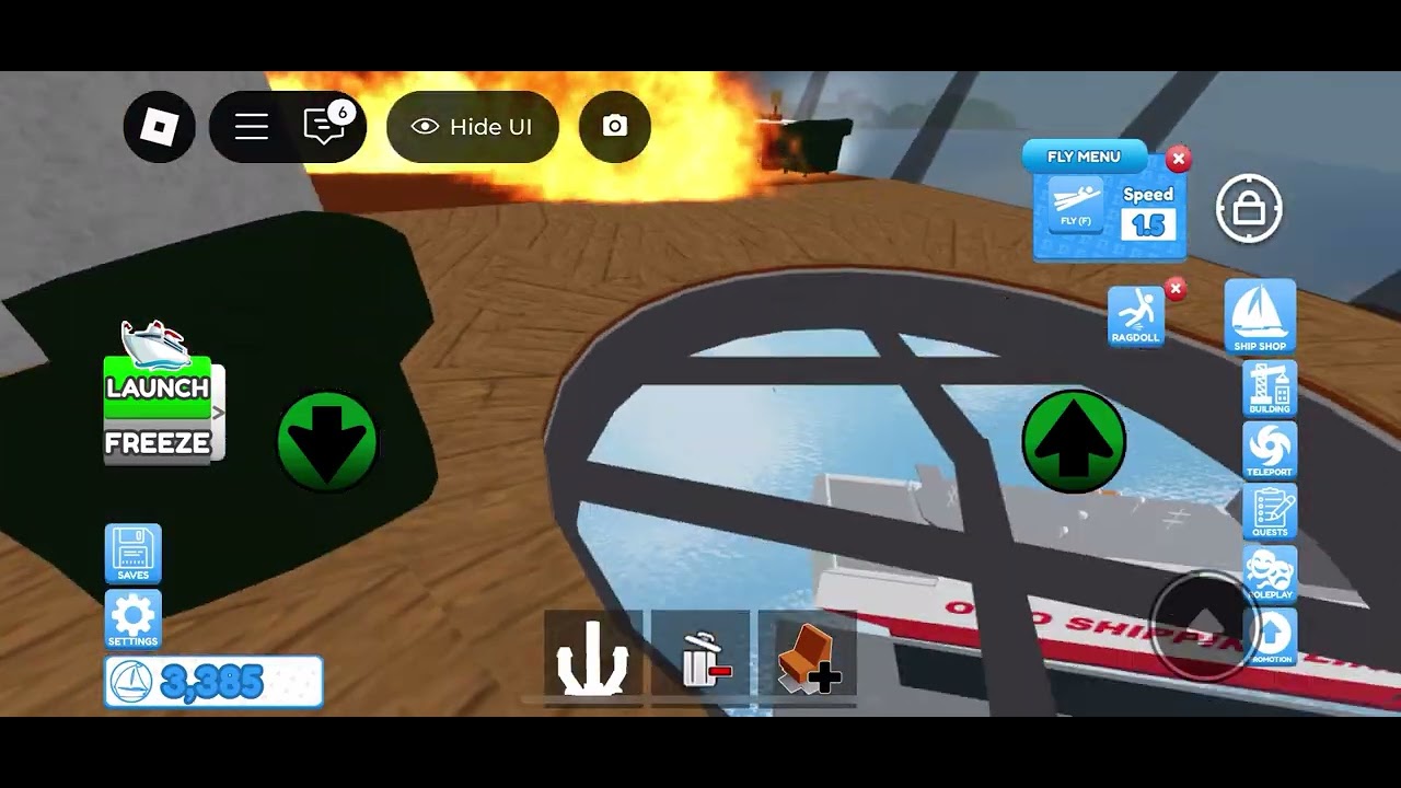 Tower collapsing!