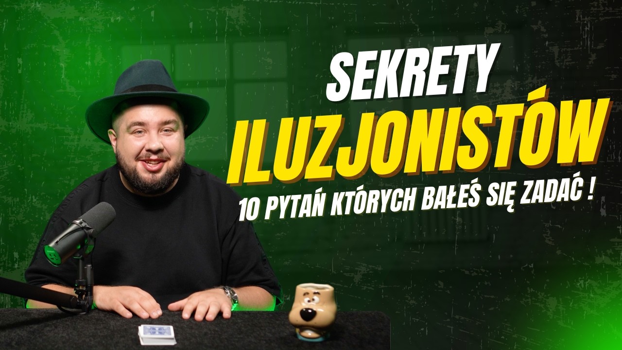 SEKRETY ILUZJONISTY: 10 pytań, których bałeś się zadać! (Wyjaśnienie Sztuczek, Zarobki, Mam Talent)