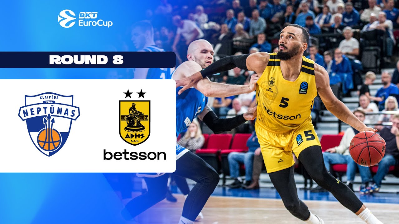 Neptunas Klaipeda - Aris Thessaloniki Betsson | Round 8 | EuroCup Basketball 2025-26